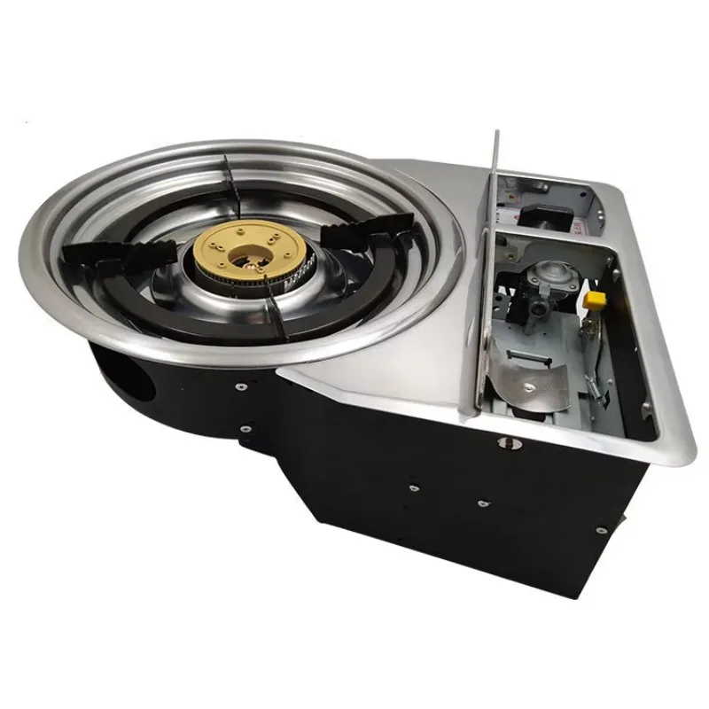 Korean Bbq Grill - Kommerzieller tragbarer eingebauter Propan-koreanischer BBQ-BBQ-Esstisch für