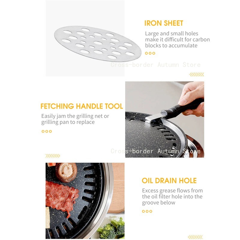 13 Zoll Koreanischer BBQ-Grill – Korean Bbq Grill Bewertung und Preis